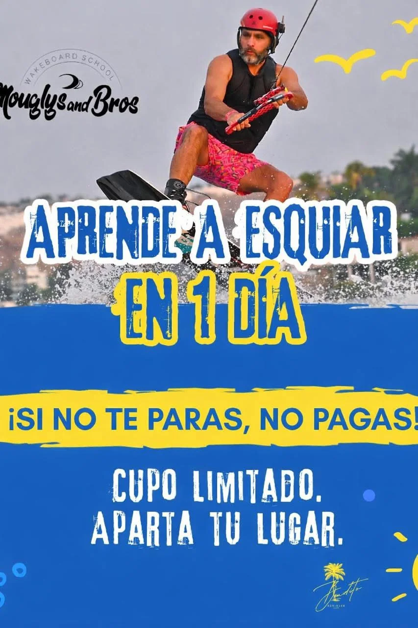 Promoción de clase de wakeboard